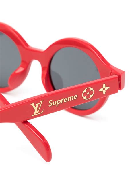 louis vuitton x supreme sunglasses red|supreme x Louis Vuitton.